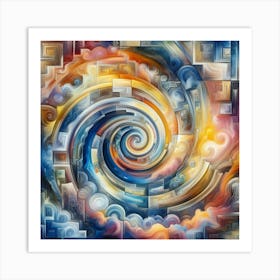 Abstract Painting 3 Art Print