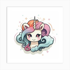 Unicorn 60 Art Print