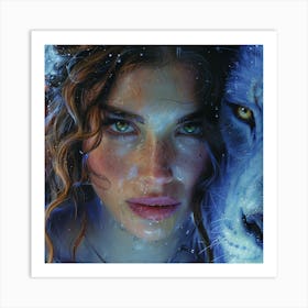 White Wolf 2 Art Print