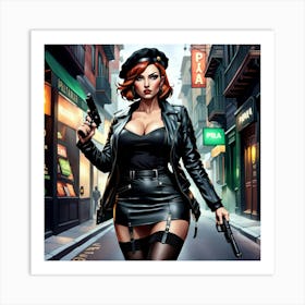 Sexy Lady 1 Art Print