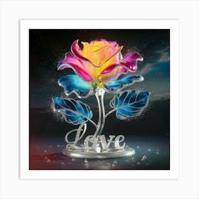 Love Rose Art Print