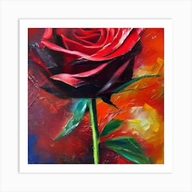 Red Rose 1 Art Print