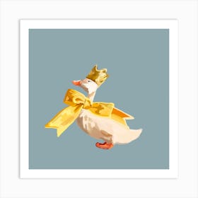 Royal Duck Art Print