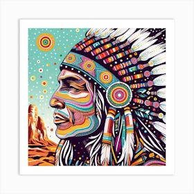 Indian Chief Art Print