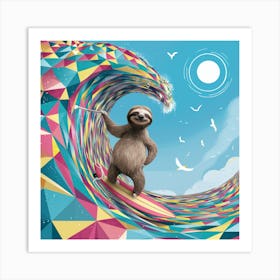 Surfs Up Nursery Kids (6) Art Print