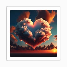 For the Love of Clouds Art Print