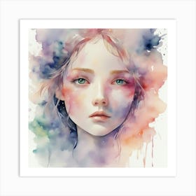 Watercolor Painting Art Print