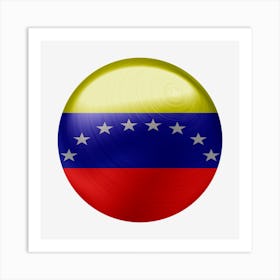 Venezuela Flag Country Nation Art Print