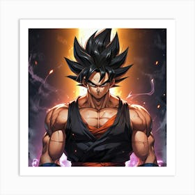 Dragon Ball Z Wallpaper 75 Art Print