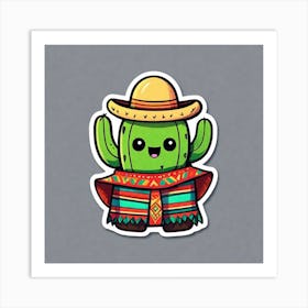 Mexican Cactus 14 Art Print