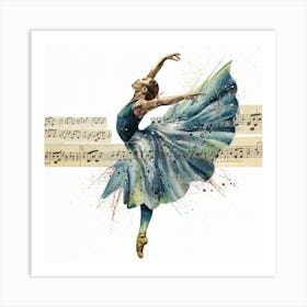 Ballet Dancer 11 Art Print