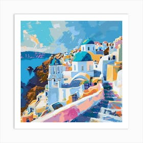 Santorini 4 Art Print