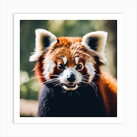 Red panda Art Print