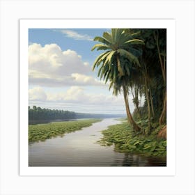 Amazon River Art Print