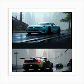 Electric Cars 2 ( Fromhifitowifi ) Art Print
