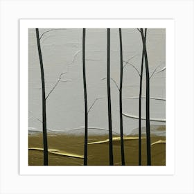 Abstract Trees Art Print