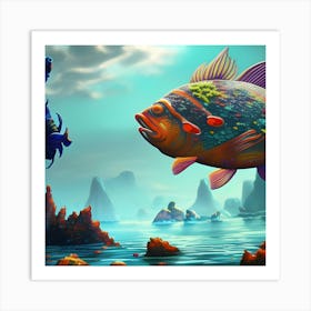 Fish In The Sea 1 Art Print