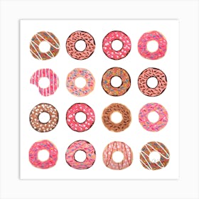 Donuts Art Print