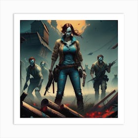 Zombie Survival Art Print