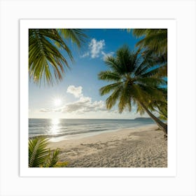 St Lucia Beach Art Print