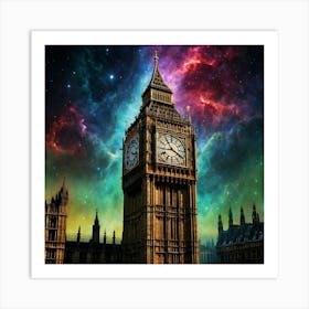 Default Closeup Of A Big Ben Clockthe Giant Bell Inside The Bi 0 Art Print