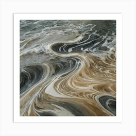 Swirling Water Art Print