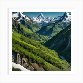 Alpine Valley Art Print