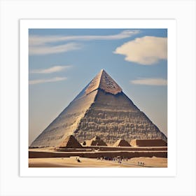 Pyramids Egypt Giza Art Print