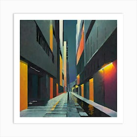 City At Night Art Print