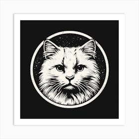 Portrait Of A Cat Art Print