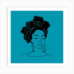 Black Woman Art Print