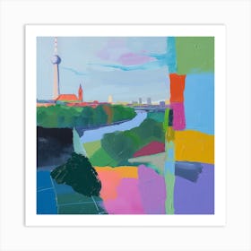 Abstract Travel Collection Berlin Germany 1 Art Print