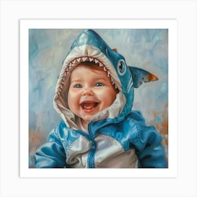 Baby Shark Art Print