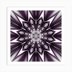 Purple Fractal Poster