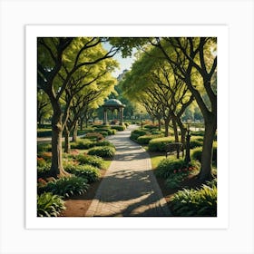 Park Path Art Print