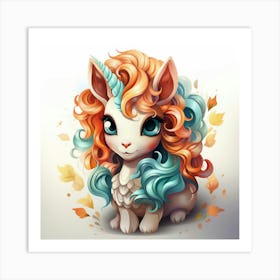 Unicorn 4 Art Print