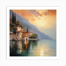 Serenade of Tuscan Hues 1 Art Print