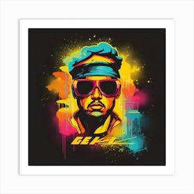 Ghetto King Art Print