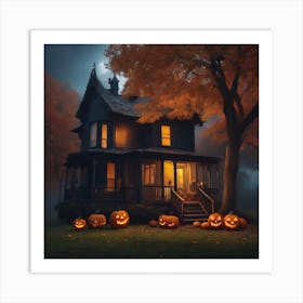 Haunted House 2 Art Print