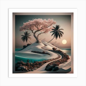 Sand Island Art Print