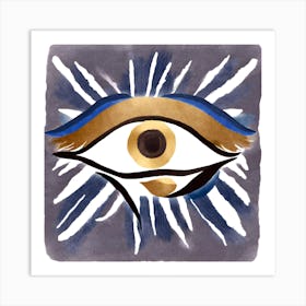 The eye of Horus symbol Art Print