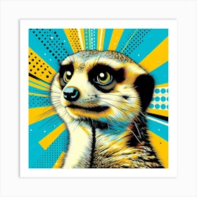 Meerkat 10 Art Print