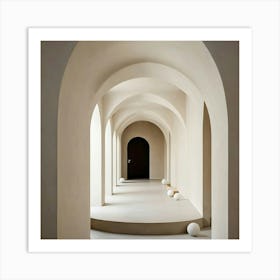 Arched Hallway 11 Art Print