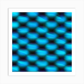 Abstract Blue Background Art Print