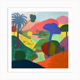 Abstract Travel Collection Mayotte 3 Art Print