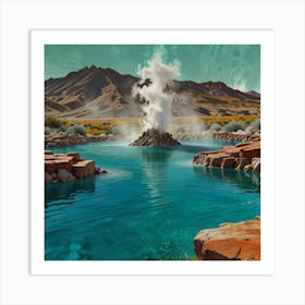 Geyser Art Print