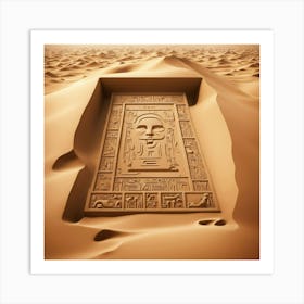 Egyptian Door Art Print