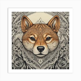 Shiba Inu 66 Art Print