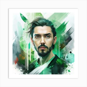 Portrait Of A Man 10 Art Print