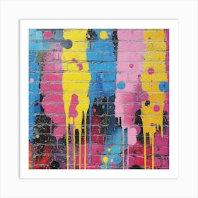 Graffiti Wall Art 12 Art Print